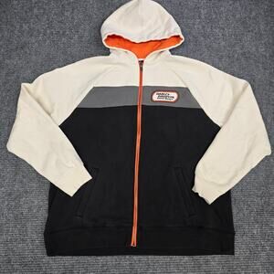 Harley-Davidson H-D Racing Hoodie Men's XL Full Zip Colorblock